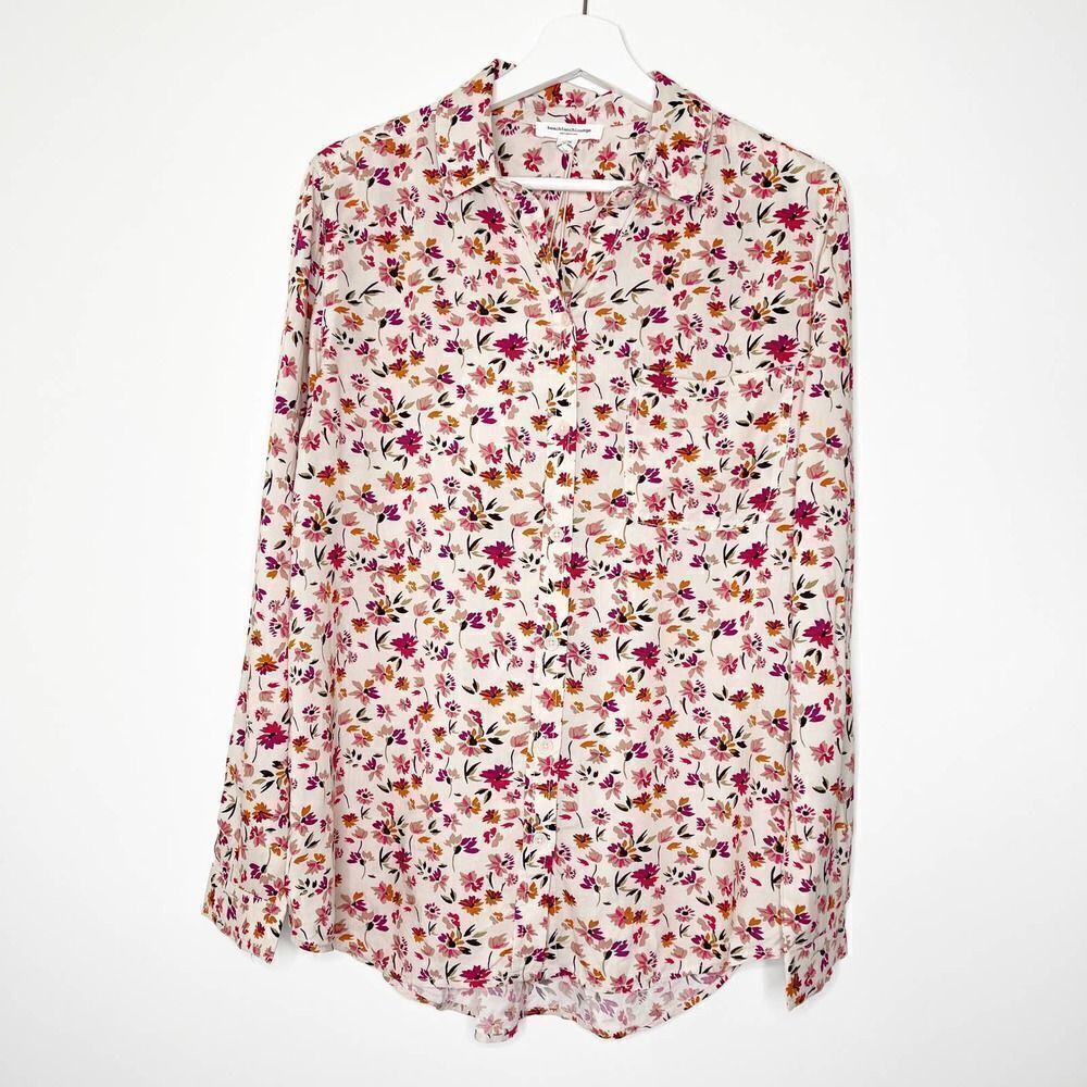 BEACHLUNCHLOUNGE Pink Floral Alanna Blouse - Picture 1 of 8